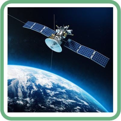 satellite over earth
