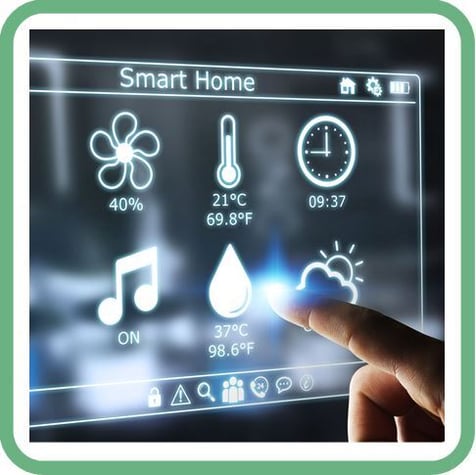 smart home touchscreen dashboard