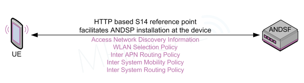 Diagram - delivery of ANDSP