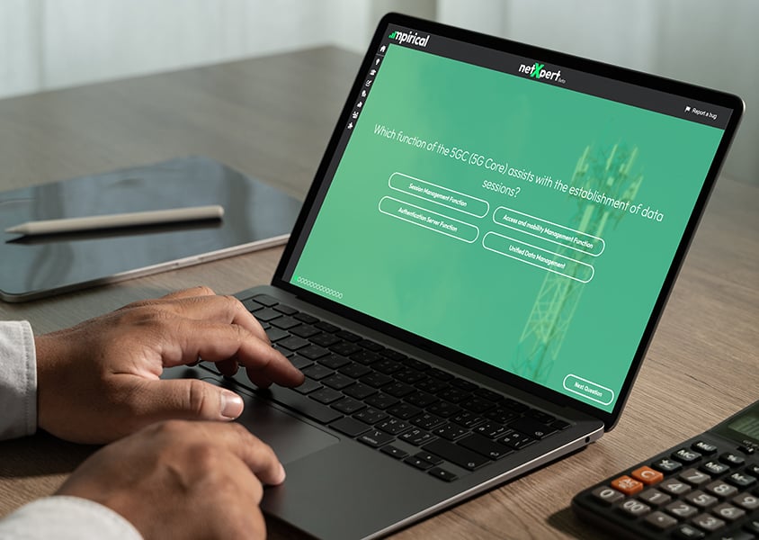 Using NetXpert, Mpiricals assessment tool