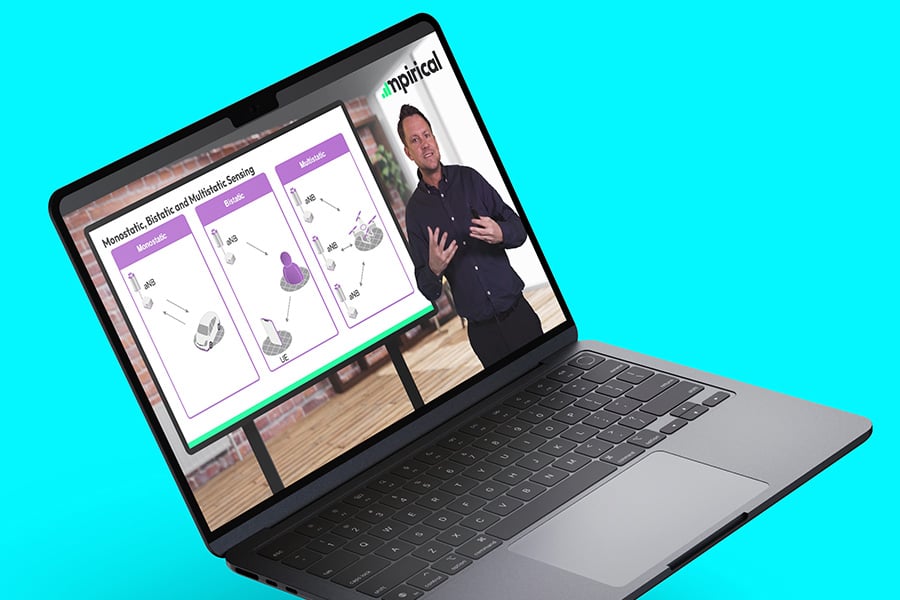 6G Insights video on a laptop