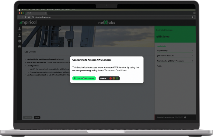 NetXlabs connecting to an AWS service