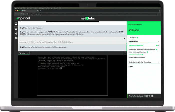 NetXlabs hands on exercise with console