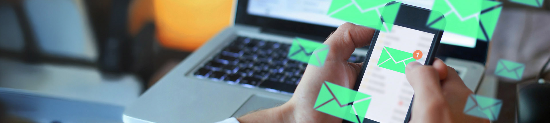 Mailing list - mobile phone with email notifications