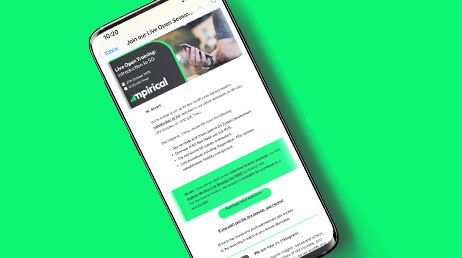 Mpirical Mailing List - Email on mobile phone