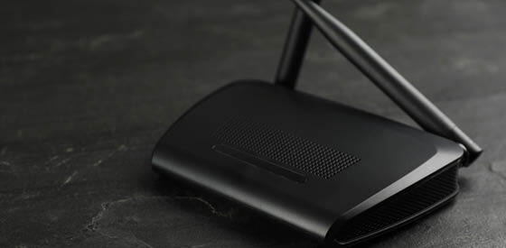 wi-fi router with antenna