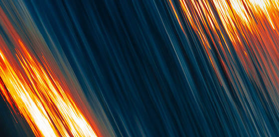 light conceptual - blue, yellow, orange
