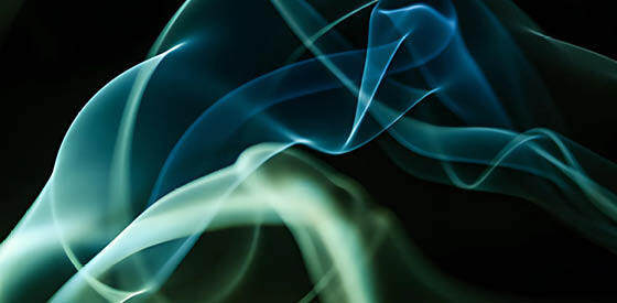 blue green smoke