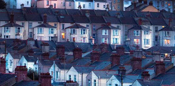 terraced houses